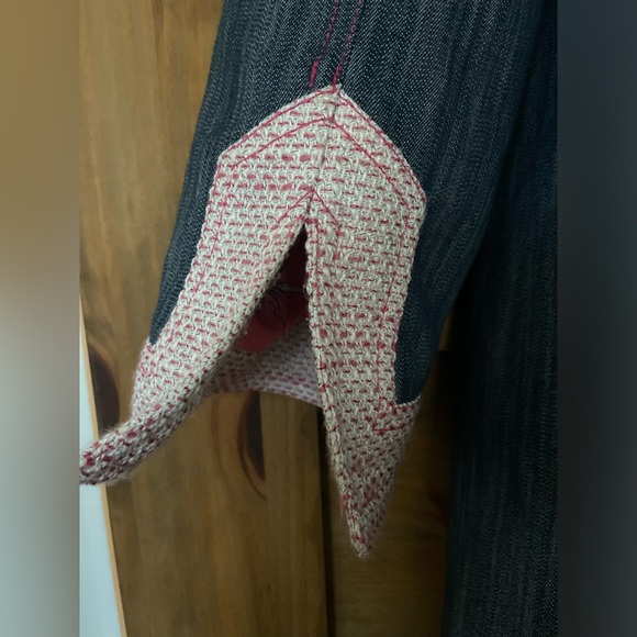 Della Spiga long blazer , original blazer , flower print , size 8 - Picture 8 of 12